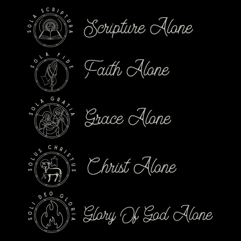 Sola Scriptura Protestant Reformation 5 Solas