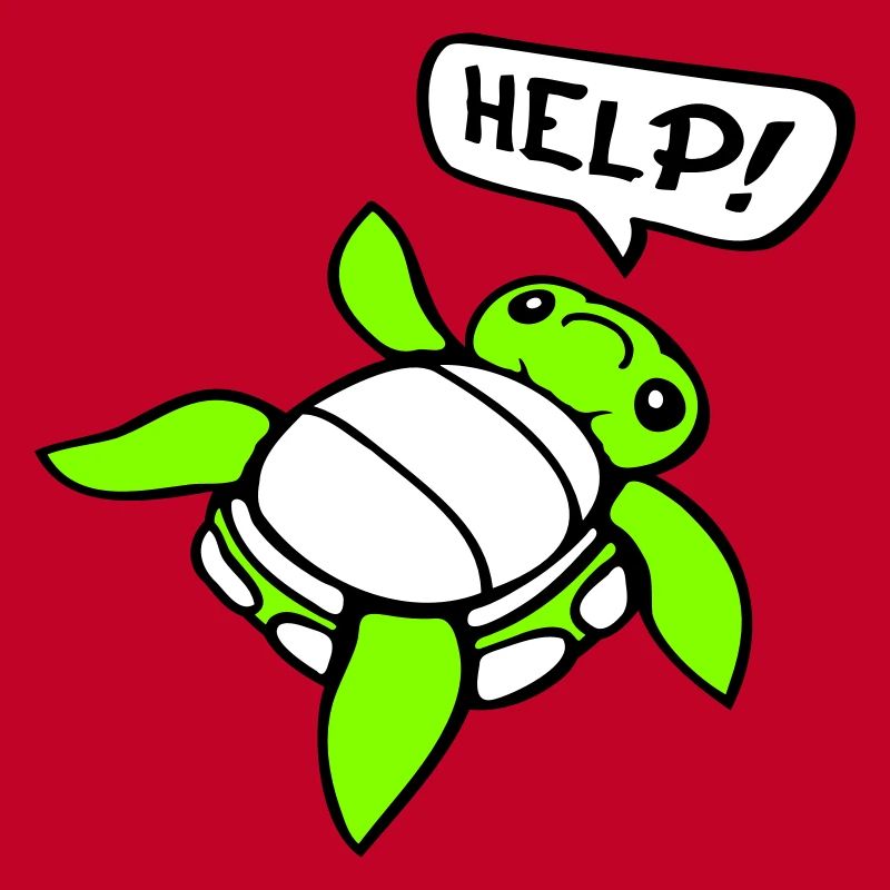 Turtle Back Tilted Over Helpless Side Help