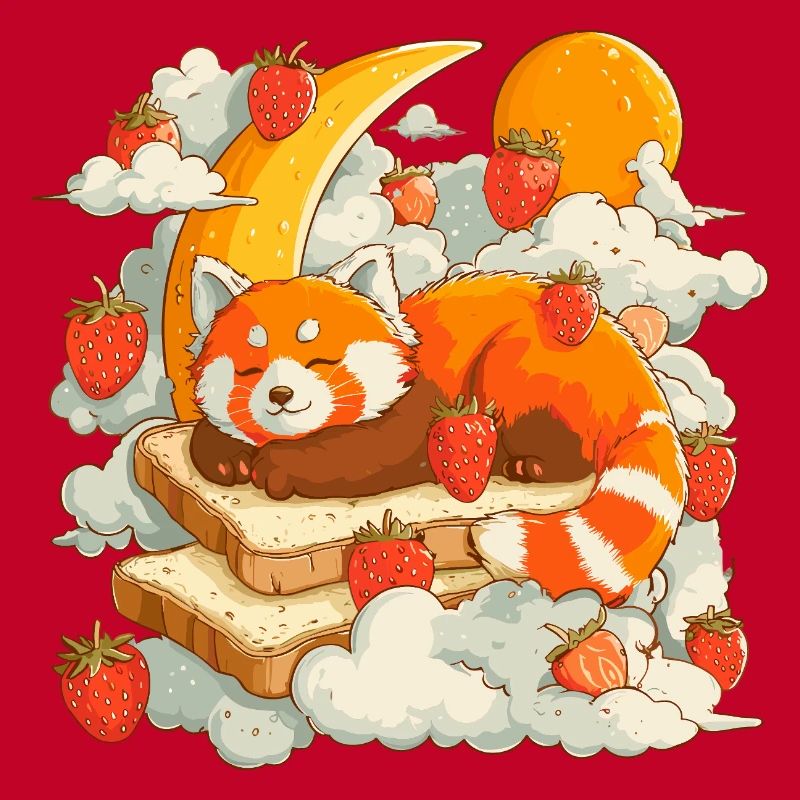 Moon Breakfast Fox