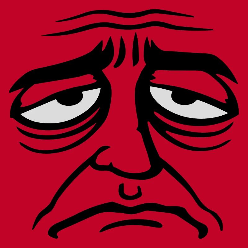 Grumpy sad disappointed face funny