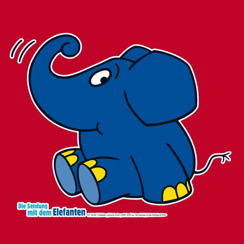 Der Elefant - sitzend
