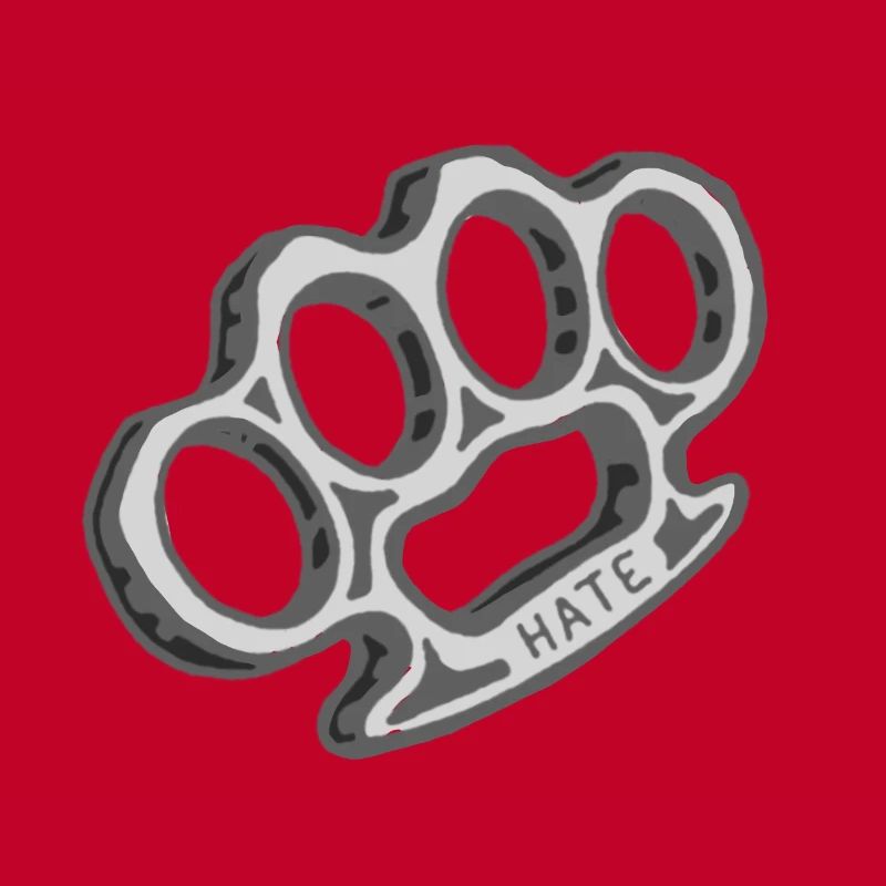 brass knuckles weapon hate hate