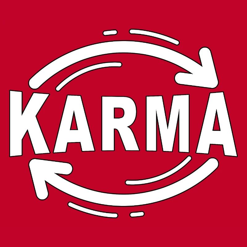 Karma - Minimalistisches Statement Design