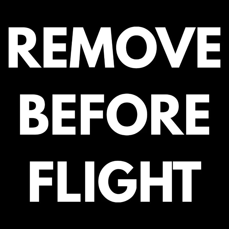 REMOVE BEFORE FLIGHT