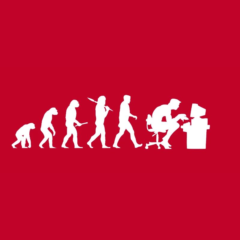 Evolution Computer Nerd! PC Nerd! IT! Technik!