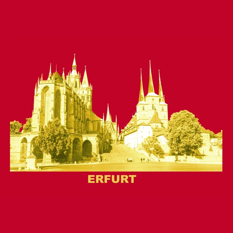 Erfurt Thuringia Cathedral Severikirche