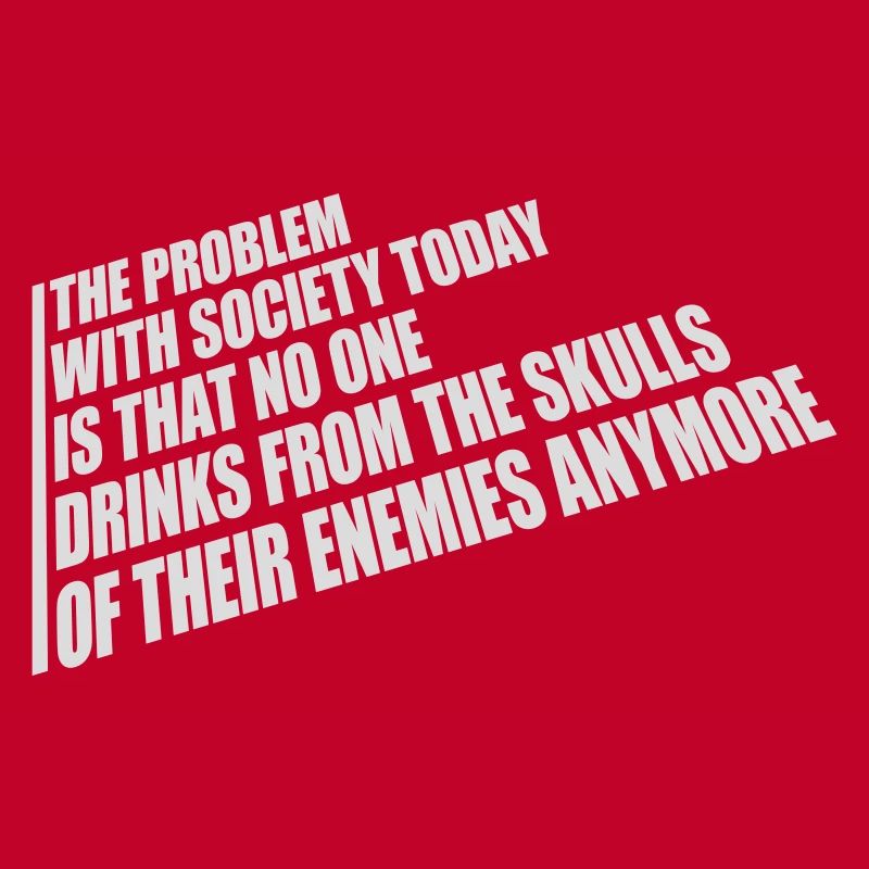 drinks from enemies skulls
