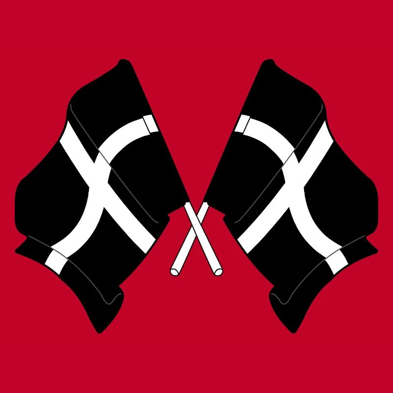 Drapeaux croisés de Cornouailles