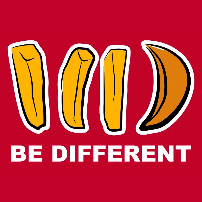 Anders, Different, Aussenseiter, Pommes, Geschenk,