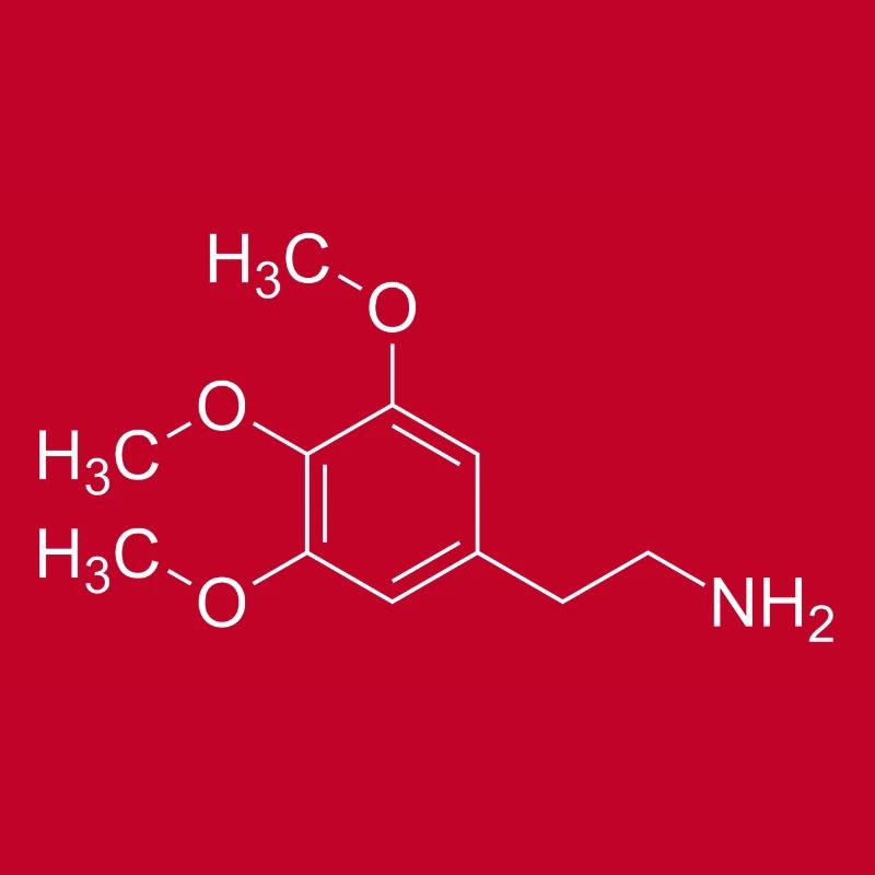 Mescaline mescaline structural formula