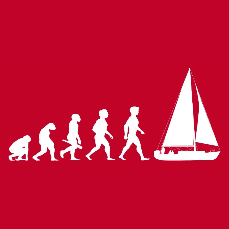 Evolution sailing sailboat sailing ship