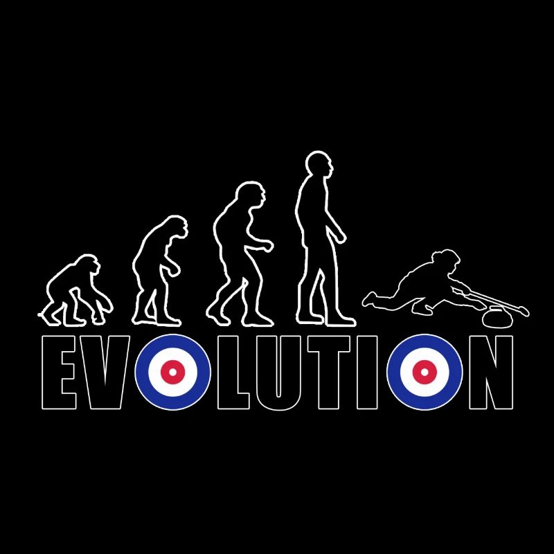 EVOLUTION CURLING Eisstockschießen Geschenk Winter