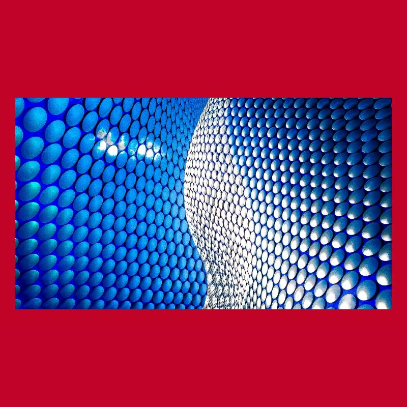 Cobalt Bubblewave Abstract