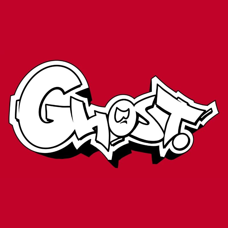 Ghost Graffiti Style Typographie Design
