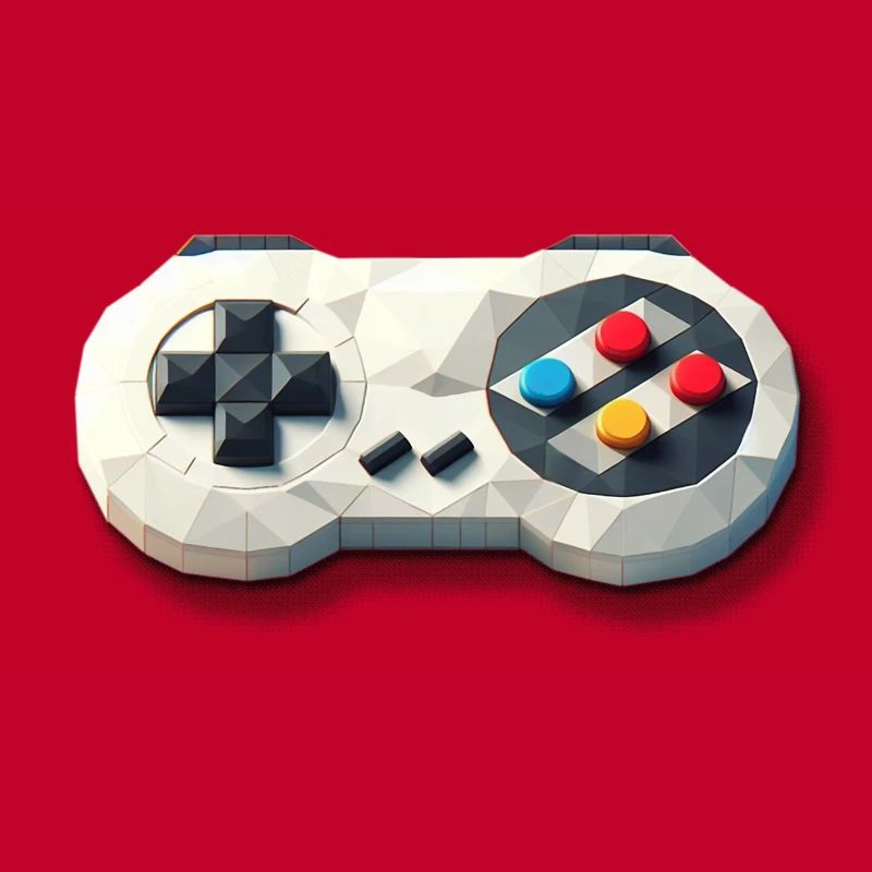 Retro Controller 16 Bit Gaming Nostalgie
