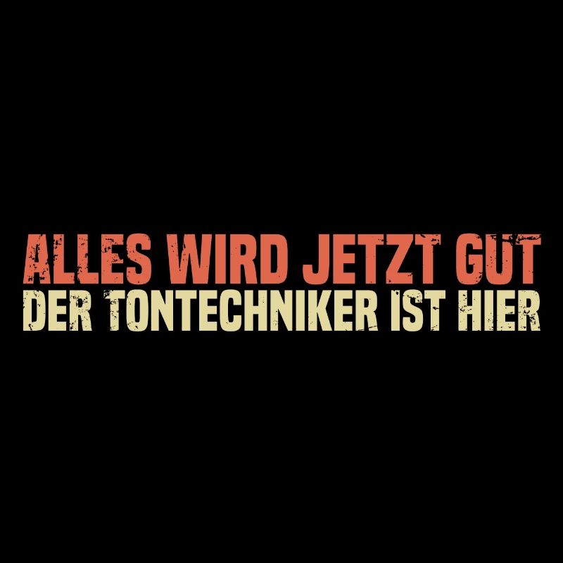 Alles wird jetzt gut der Tontechniker ist hier