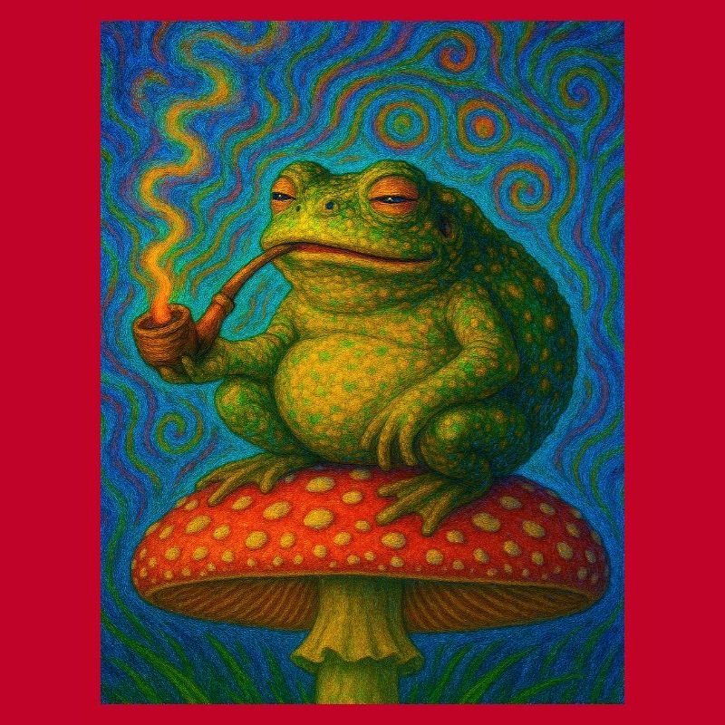 Smoking Toad