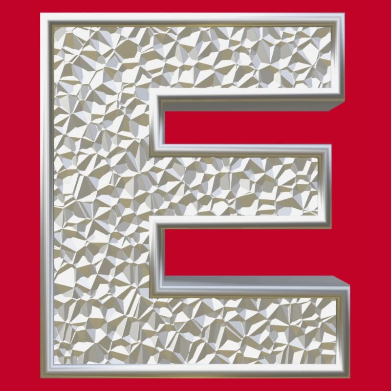 E, letter, letter E, initial, initial E, monogram,