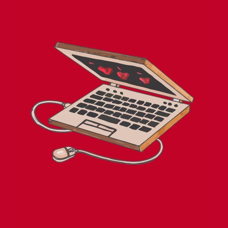 3D Laptop Notebook Computer Mouse PC Keyboard