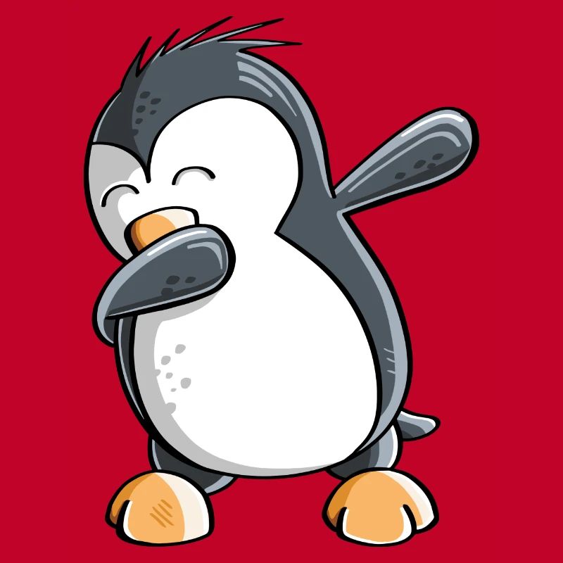 Dab Dance Penguin - Dabbing - Fun Comic - Gift