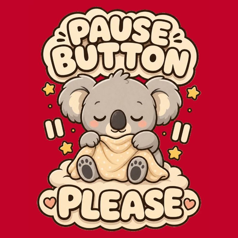 Pause Button Please Koala