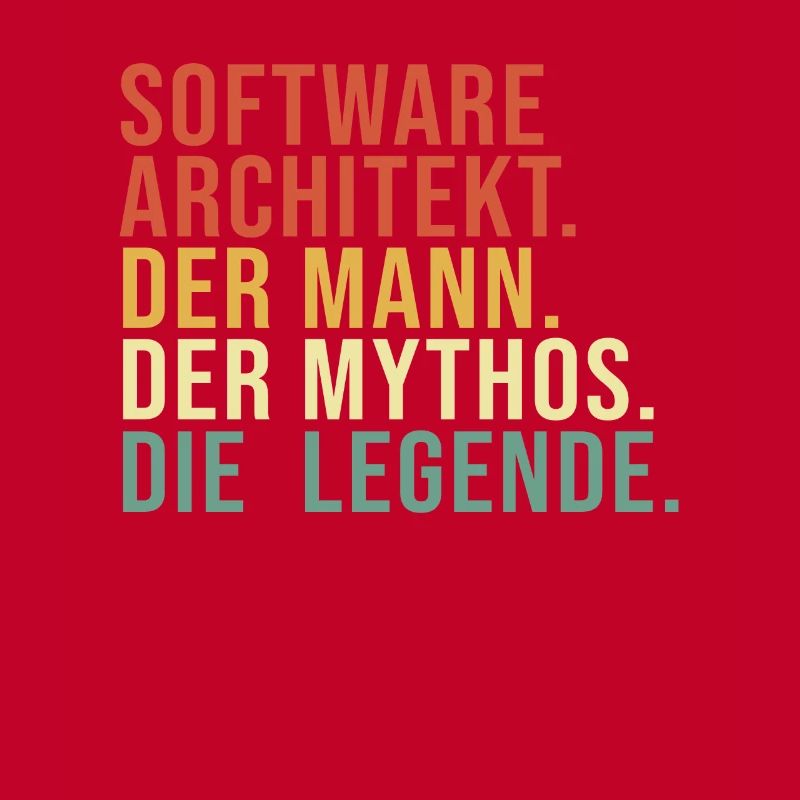 Software Architekt Mann Mythos Legende Software