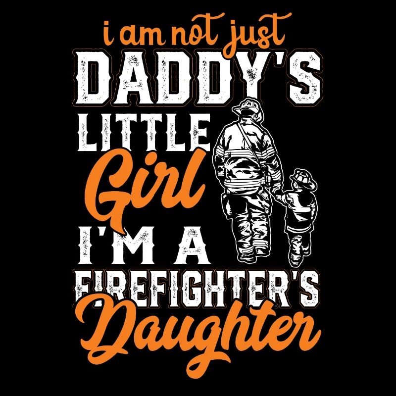 Orgogliosa vigile del fuoco Figlia pompiere Figlia