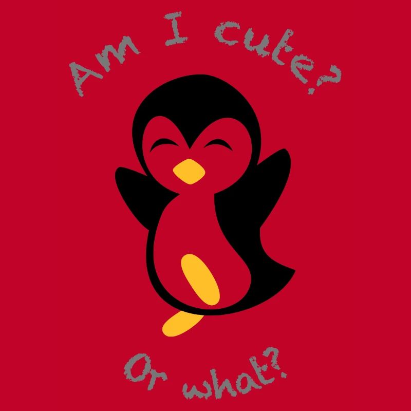 Pingouin mignon | Couleurs de conception librement sélectionnables.