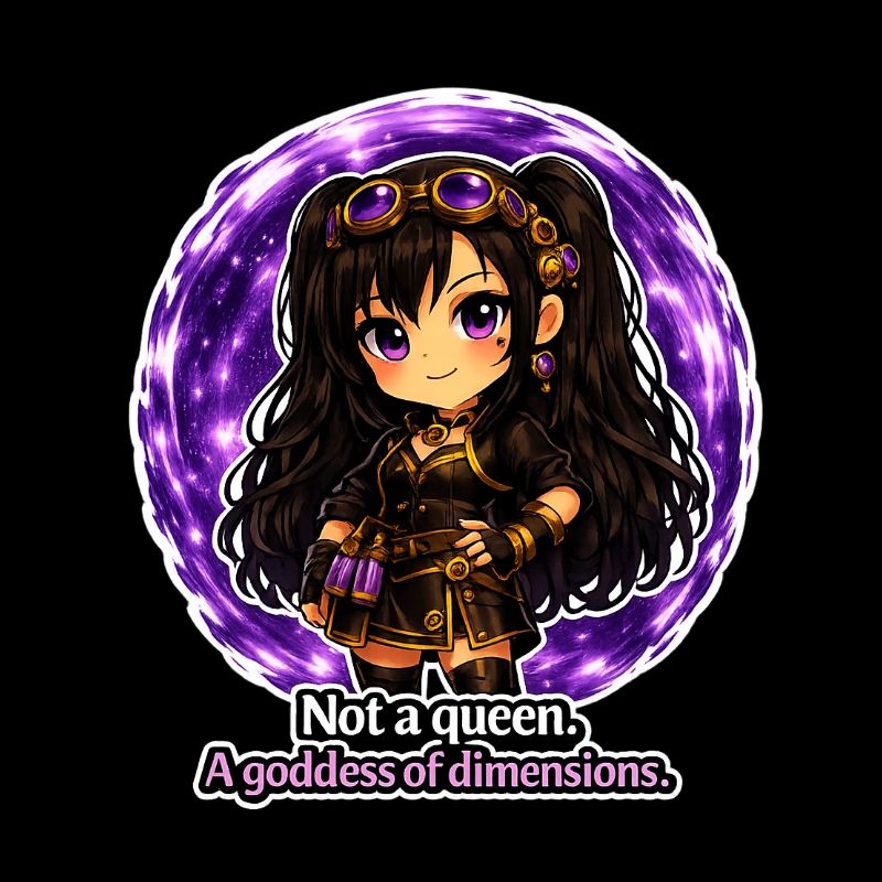 Déesse des Dimensions Lune – Steampunk Chibi