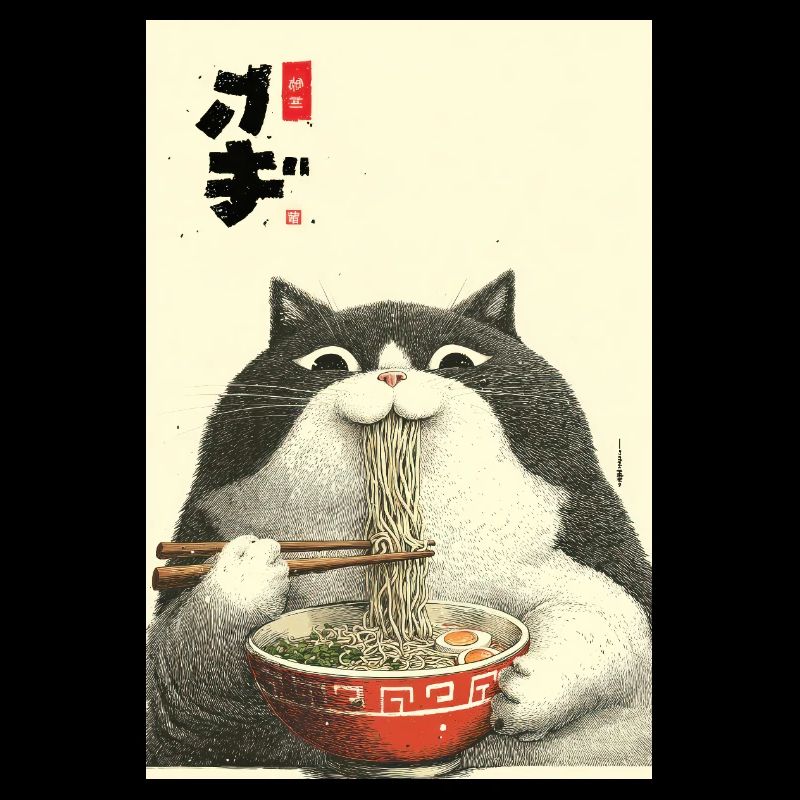 Neko-Ramen-Katzenschlürf