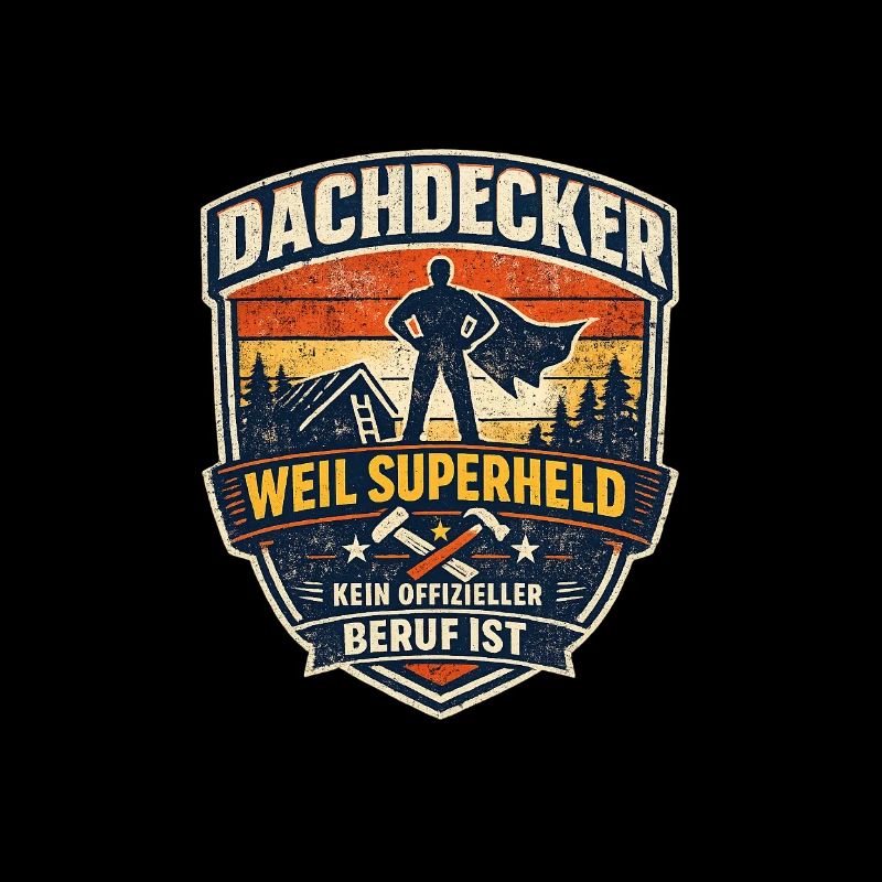 Dachdecker Superheld