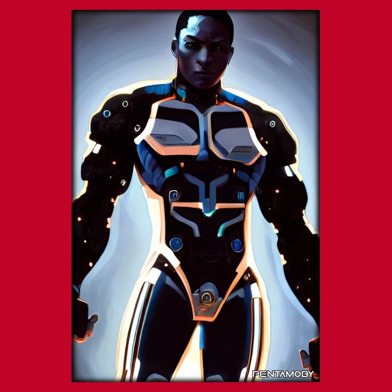 Cyborg Man Future Sci-Fi Machine Technology