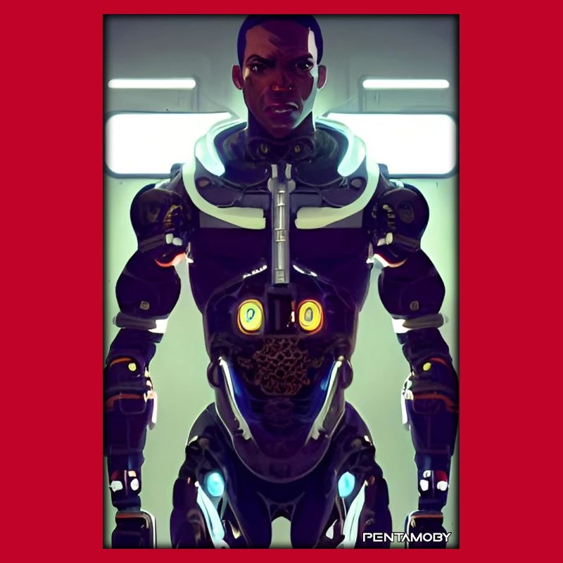 Cyborg Man Future Sci-Fi Machine Technology
