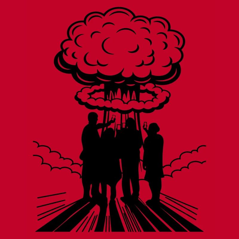| changeable de couleur Bombe atomique Selfie Explosion nucléaire