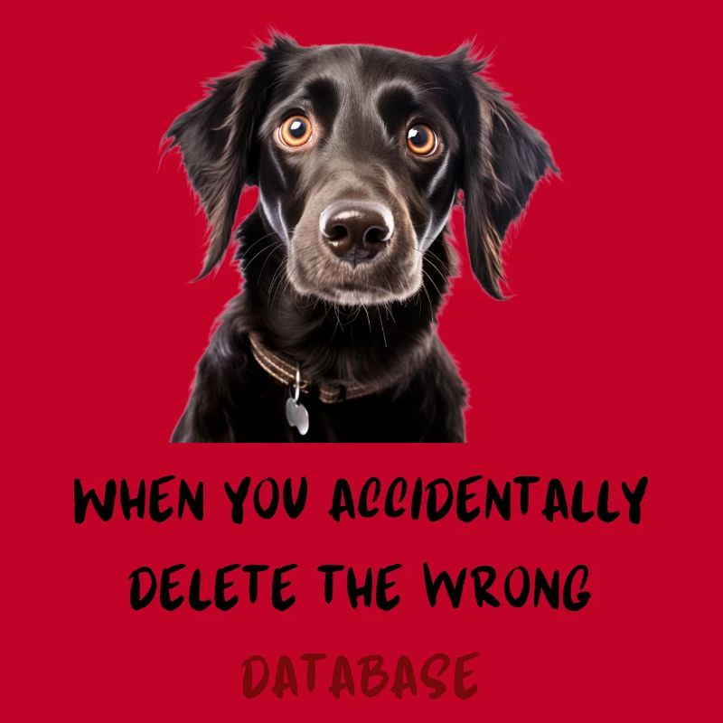 When you accidentally delete the wrong database