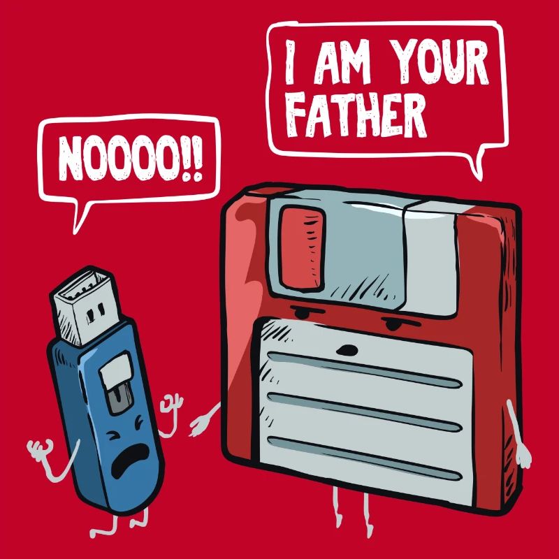 Floppy & USB Stick Gift for Computer Nerds