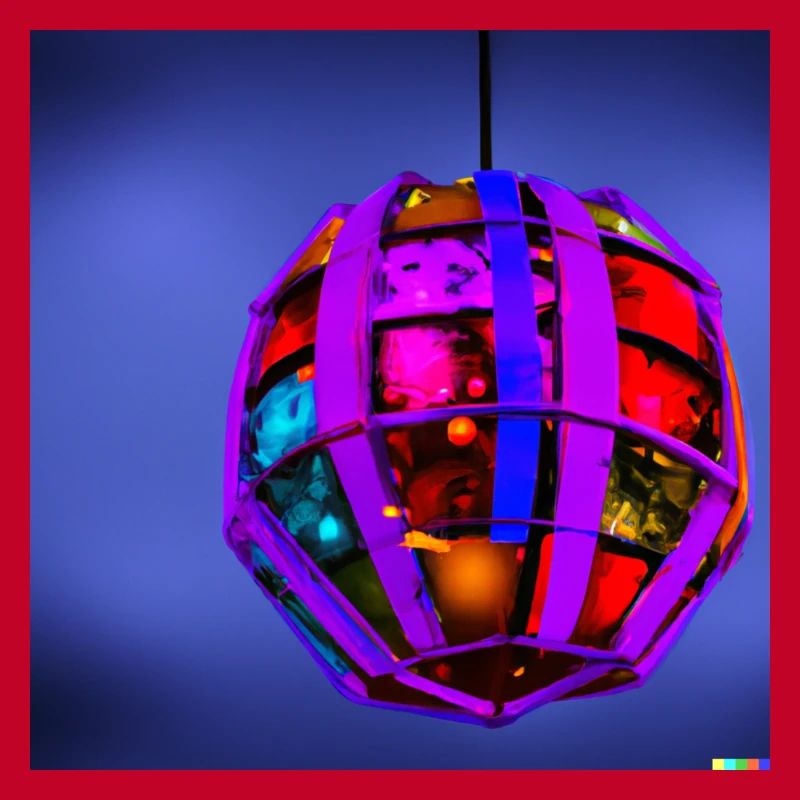 explodierende weihnachtskugel