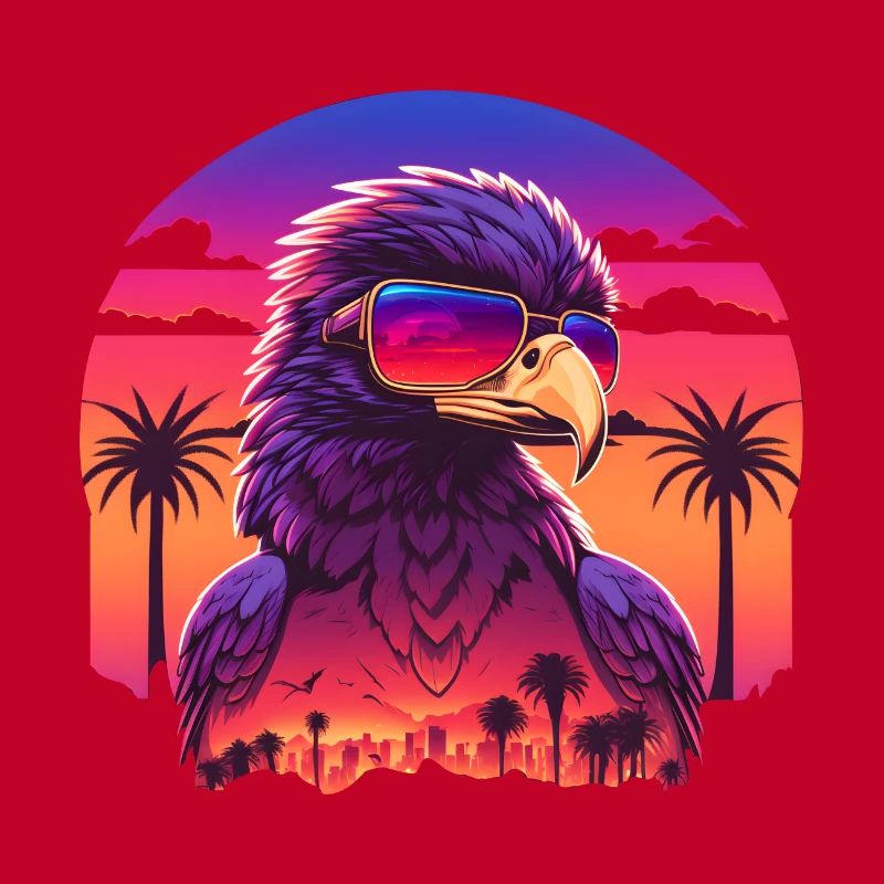 Synthwave eagle