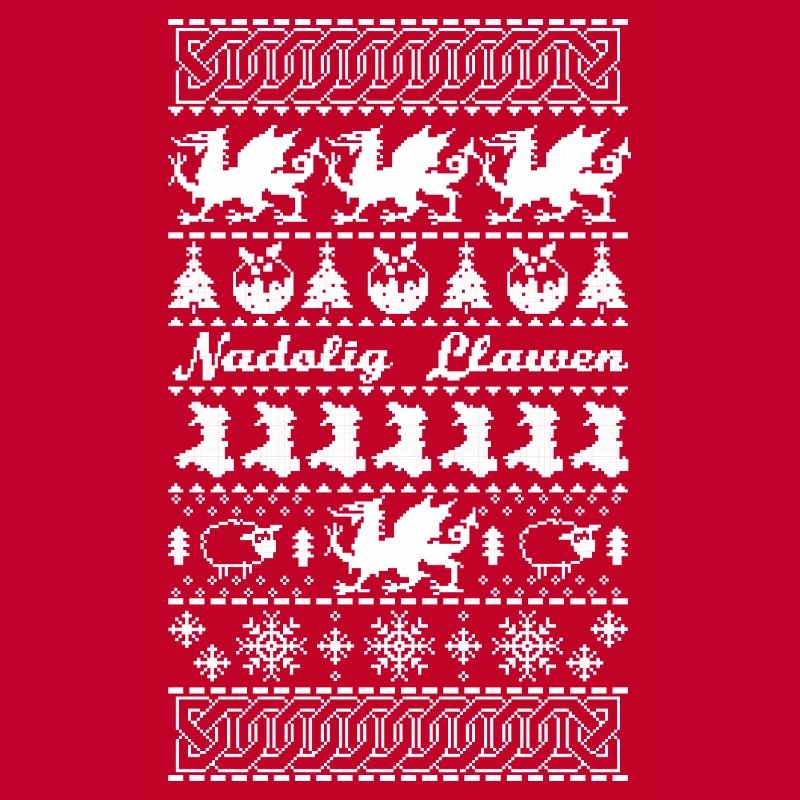 Walisischer Weihnachtspullover