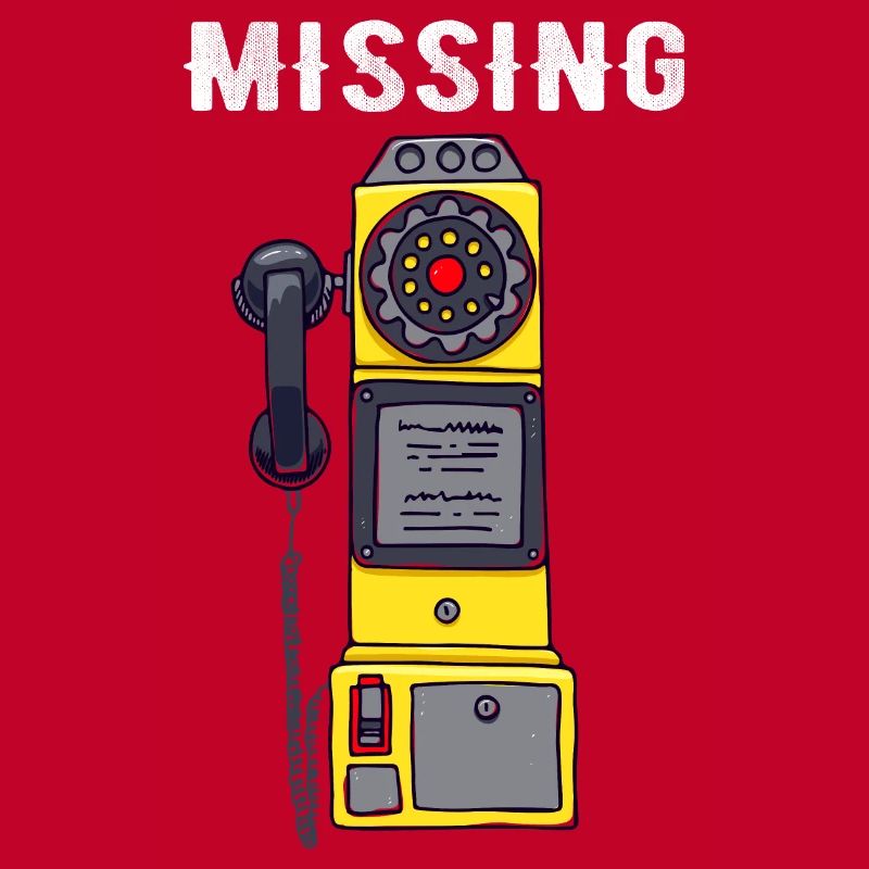 Missing Pay Phone Retro Missing Pay Phone Funny