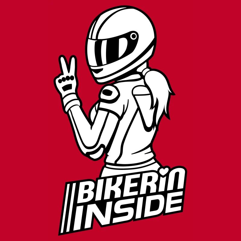 Biker inside (colors can be changed)