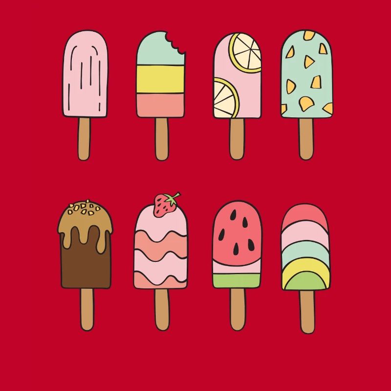 Eiscreme Outfit Softeis Karneval Kostüm Eis