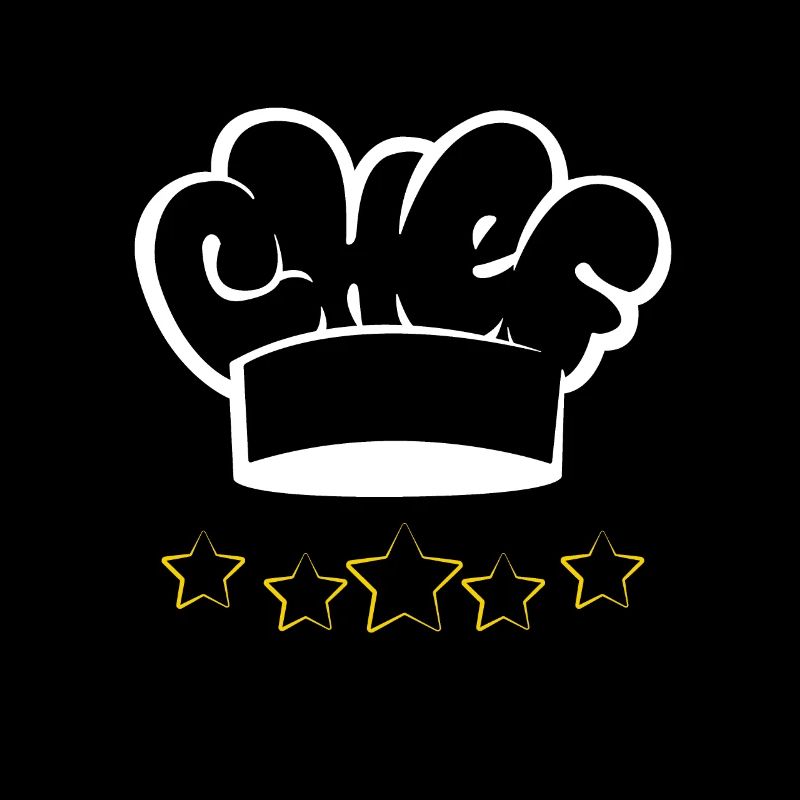 Chapeau de chef 5 étoiles Chef Chef
