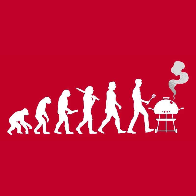 Evolution Grillen Barbecue BBQ Kugelgrill Geschenk