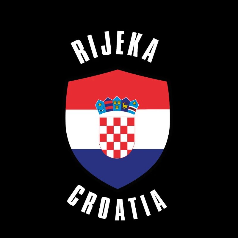 Conception du bouclier de Croatie de Rijeka