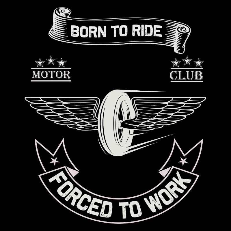 Født til at ride MC Wings Design