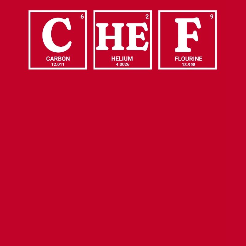 CHEF chemische Elemente design
