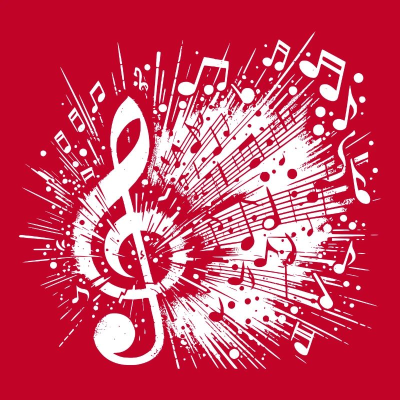 Exploding Music Clef Scale