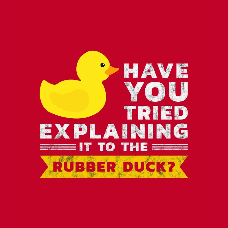 Programmer rubber duck debug