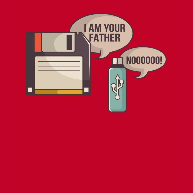 USB Floppy Disk I on Your Father | Computer Nerd